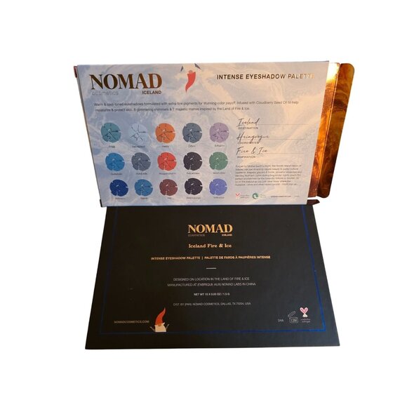 Nomad Iceland Fire & Ice Eyeshadow Palette - Picture 5 of 16